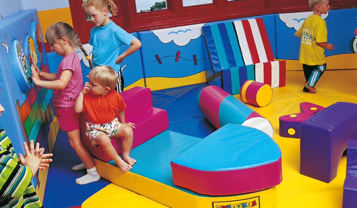 Under 5s' soft play area
